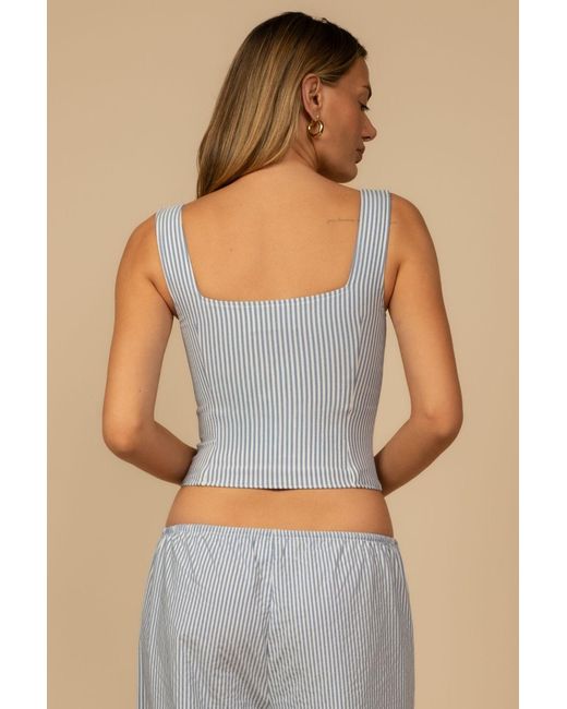Montce Blue Classic Stripe Mandy Top
