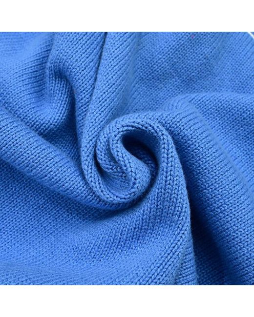 VERYRARE Blue Blu Intarsia Knit for men