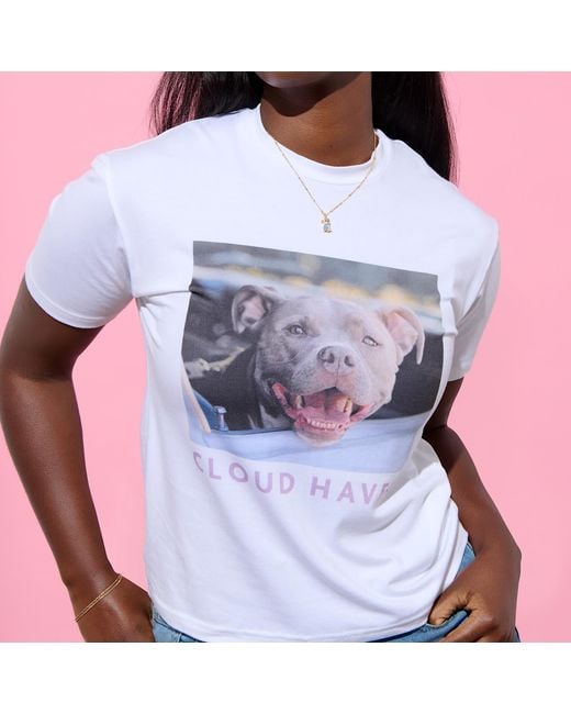 Cloud Haven Blue Boyfriend Freedom Ride Tee