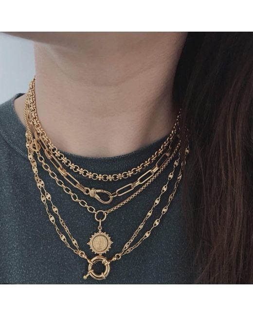 IN CAUDA VENENUM Metallic Archangel Necklace