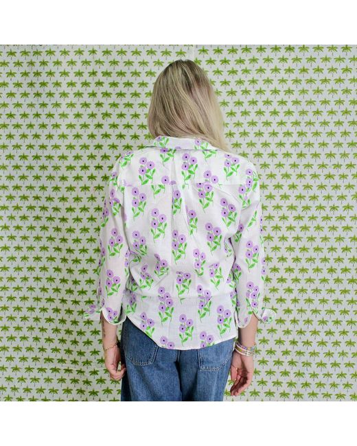 Mary Marshmallow Multicolor Boyfriend Shirt