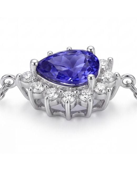 Latelita London Metallic Phillippa Bracelet Tanzanite