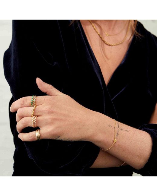 Auree Jewellery Multicolor Ortigia Amethyst Gold Vermeil Ring