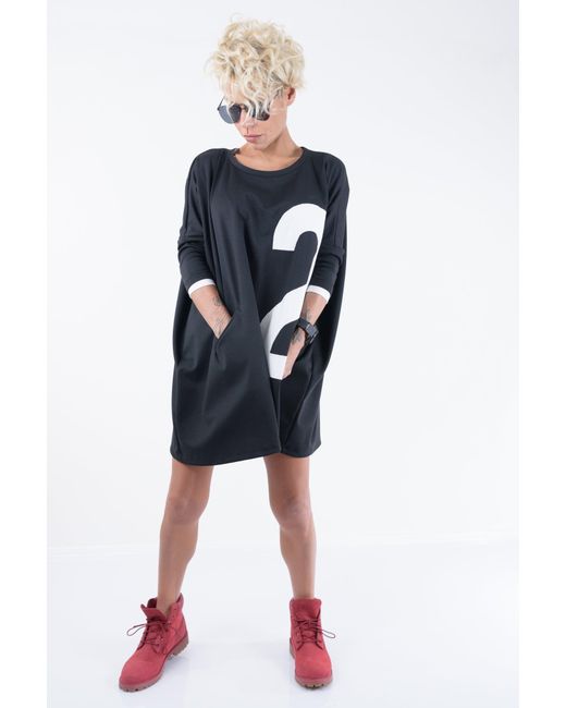 Clothes by Locker Room Black Casual Tunic Dress