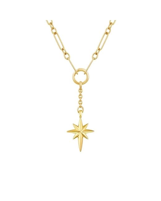 Dinny Hall Metallic North Star Lariat Necklace