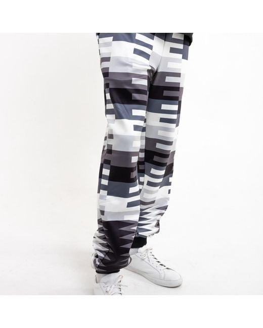 Ohema Ohene Black Hooded Kente Print Tracksuit Co-Ord Set – Monochrome for men