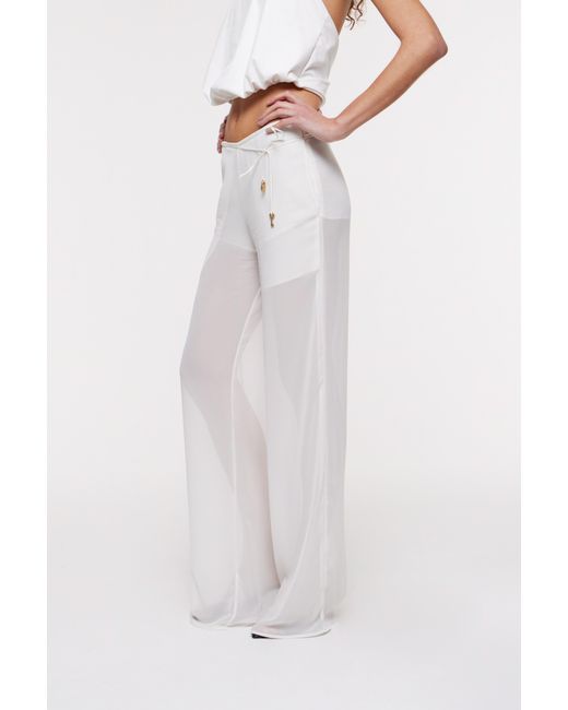 Bianca Resortwear White Paloma Trousers
