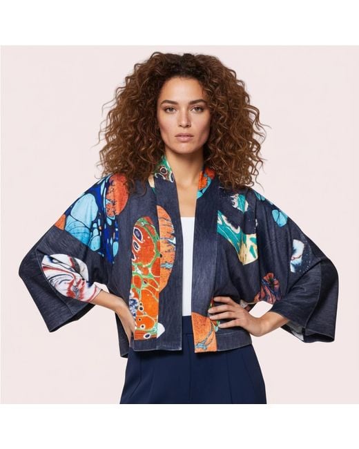ARTISTA Bluewater Velvet Cardigan