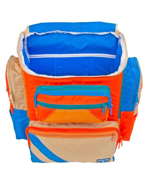 Mokuyobi Orange Heat Wave Alex Mega Backpack