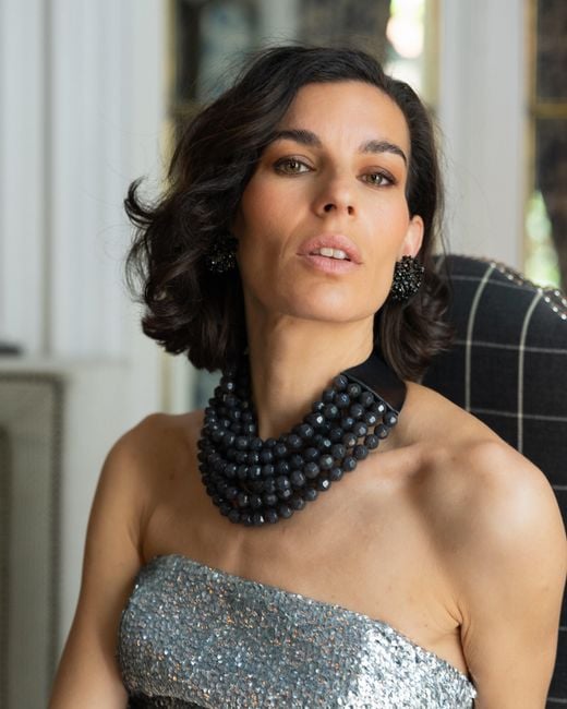 Fairchild Baldwin Black Bella Anthracite Necklace
