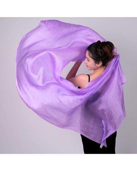 Silk and Bears Purple Silk Scarf – Hand-Dyed Mulberry Silk Evening Shawl, Wedding Guest Wrap