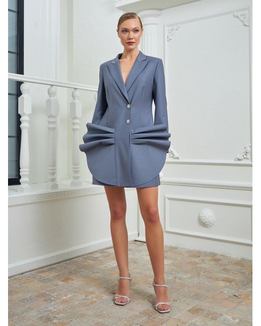 Lumina Eligma Blue The Alien Blazer Dress