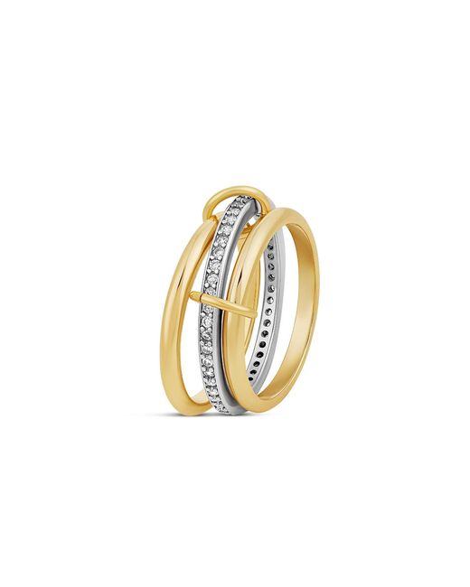 SHYMI Metallic Multi Interlocking Bands