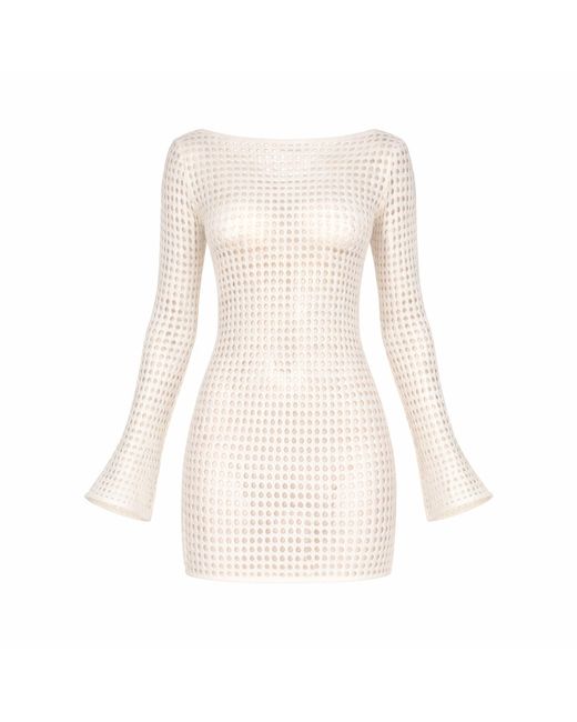 Belletage Swimwear Natural The Off-Weekend Crochet Dress