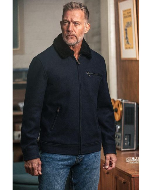 &SONS Trading Co Blue Boston Jacket for men