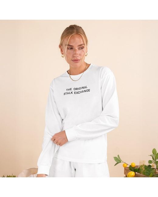 VLD White Beverly Noordermarkt Long Sleeve T-Shirt