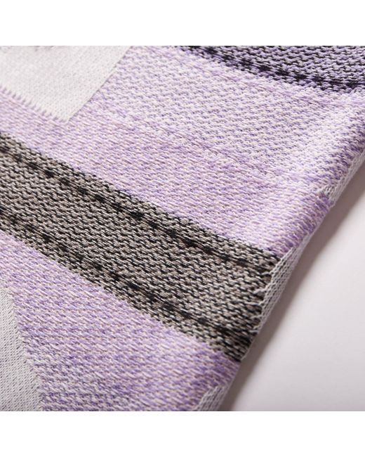 Fully Fashioning Gray Margo Inlay Knit Jumper Sweater