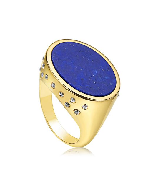 Preeti Sandhu Metallic Ayla Signet Ring