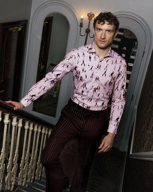 Blake Mill Pink Lowry: Going To Work Shirt for men