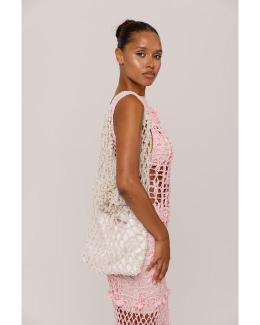 Andreeva Natural Marigold Handmade Crochet Tote Bag