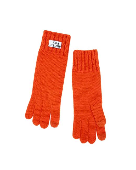 Arctic Fox & Co. Orange The Recycled Bottle Gloves In Sunkissed Coral