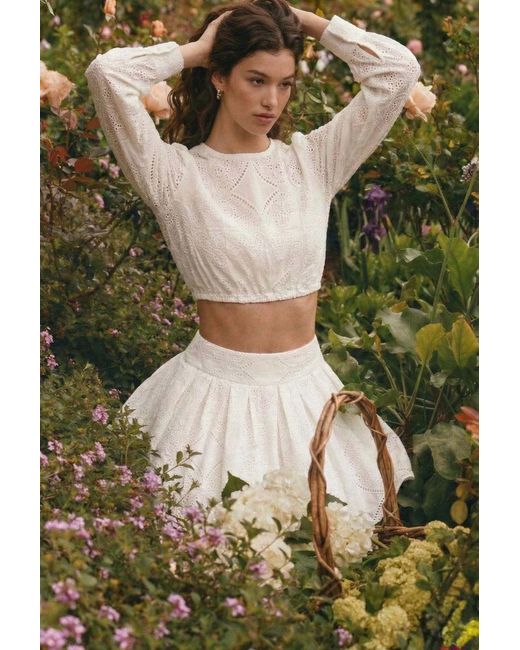 ADIBA White The Roselle Cotton Set