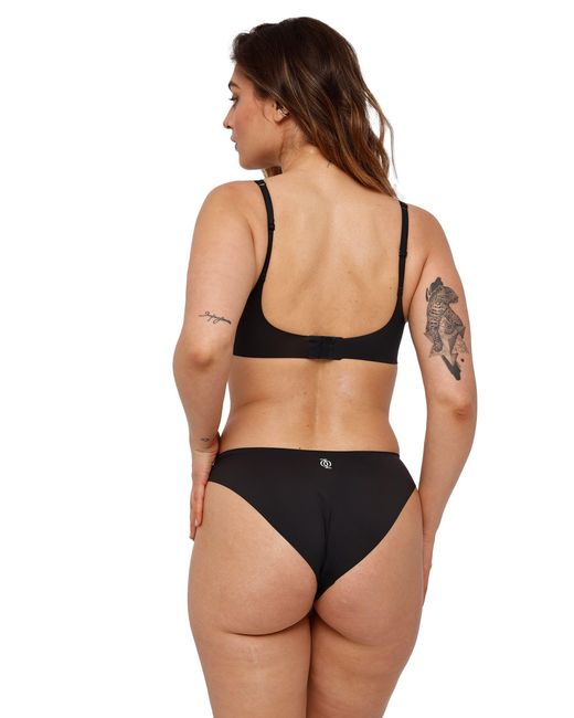GOD SAVES QUEENS Blue Second Skin Ultimate Brief Graphite