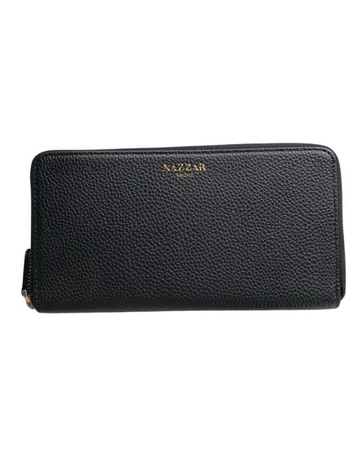 Nazzar Black Neutrals Leather Jewelry Organizer Case