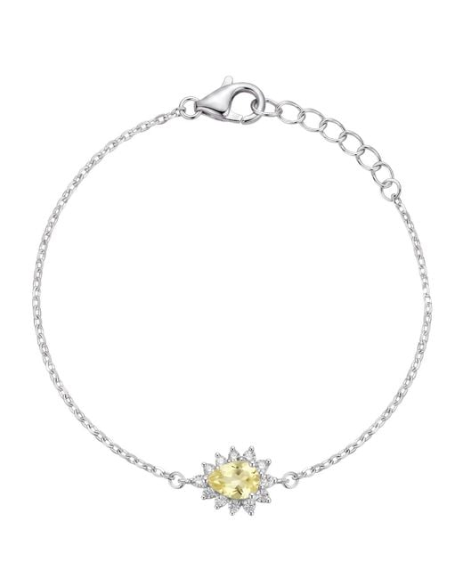 Latelita London Metallic Phillippa Bracelet Topaz