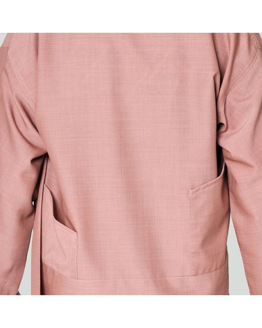MOE Brown Rose Wool Vest Jacket