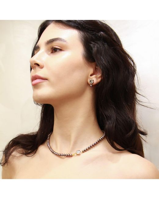 Agora Jewellery Metallic Cleito Necklace