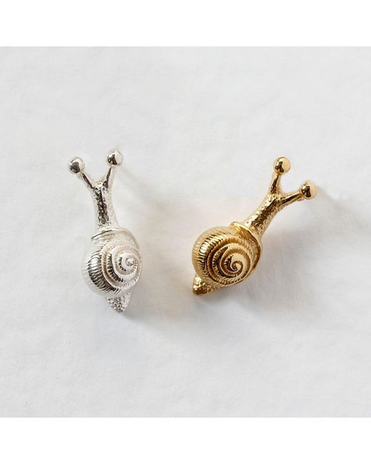 Lee Renee Metallic Baby Snail Lapel Pin for men