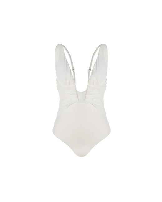 Cherina Beachwear Llc White Faira Swimsuit