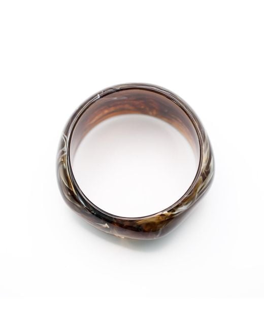 Miss Cecilia Brown Mocha Marble Bangle