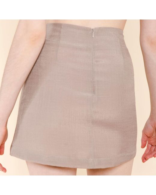 Misha Vaidya Brown Kalani Skirt