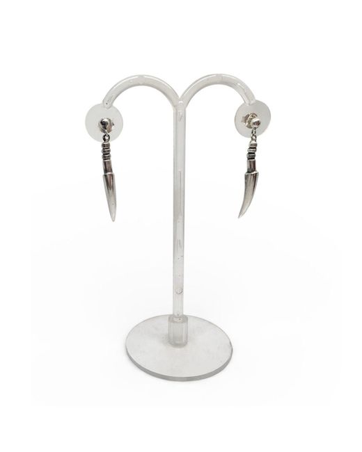 Tg-Jewellery by Tamara Gervasio Metallic Sterling Spina Dangle Earrings – Giger
