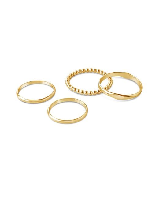 Glamrocks Jewelry Metallic The Favorites Ring Set