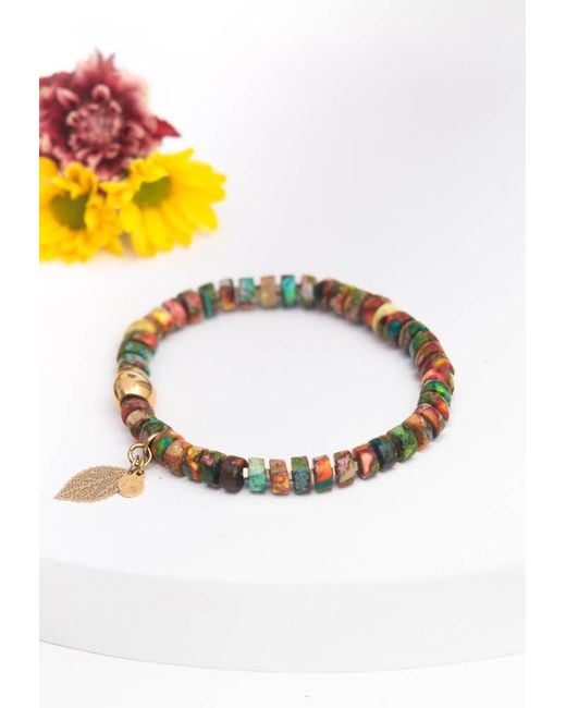 Starfish Project Metallic Neutrals Sedona Stretch Bracelet