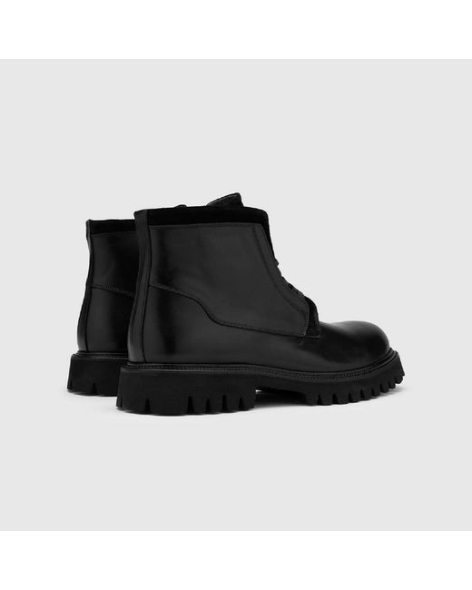 Ilvi Black Mayya Leather Boot for men