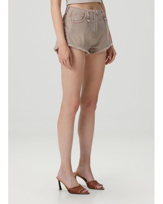 Pcfg Brown Neutrals Pure Cotton Faded Super Mini Short