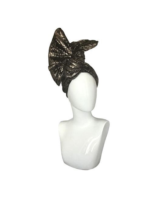 Romer Millinery Black Twisturban