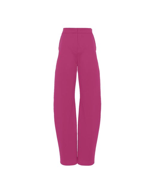 BLUZAT Pink Fuchsia Balloon Trousers
