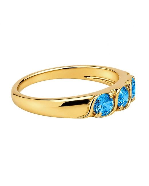 Belinda Jewelz Blue Swiss Vintage Birthstone Ring