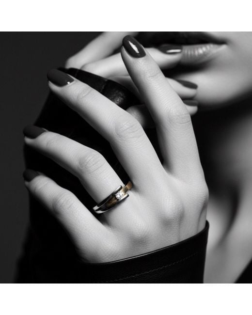 Tg-Jewellery by Tamara Gervasio Metallic Diamond Ring Band