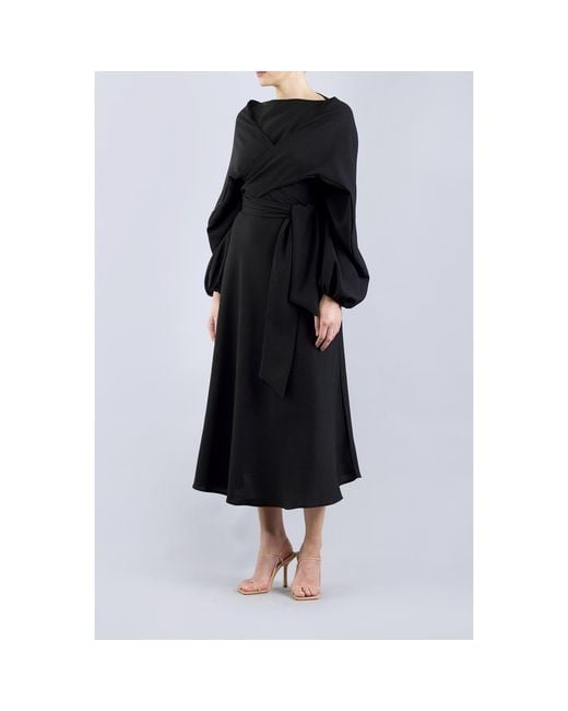 Meem Label Blue Crawford Midi Dress