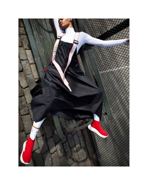 Monosuit Red Designer Italian Sneakers Let's Dance