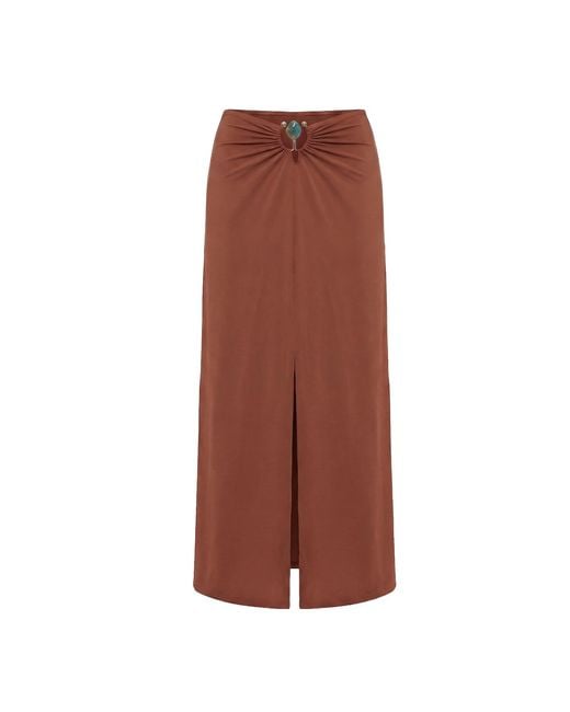 Aulala Paris Brown The Muse Drape – Amber