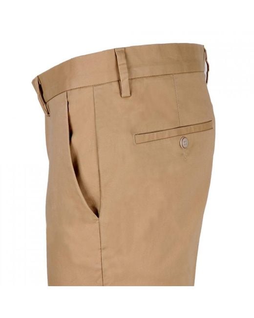 DAVID WEJ Natural Paco Plain Chino Trousers – for men