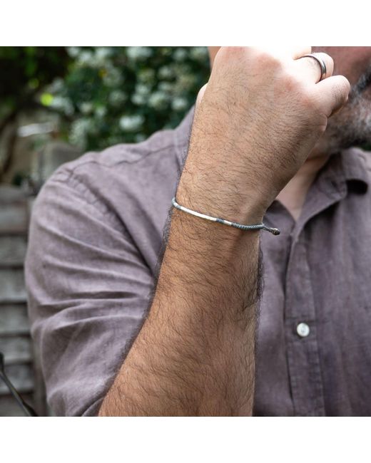 Harbour Uk Metallic Little Björn Rope Bracelet for men