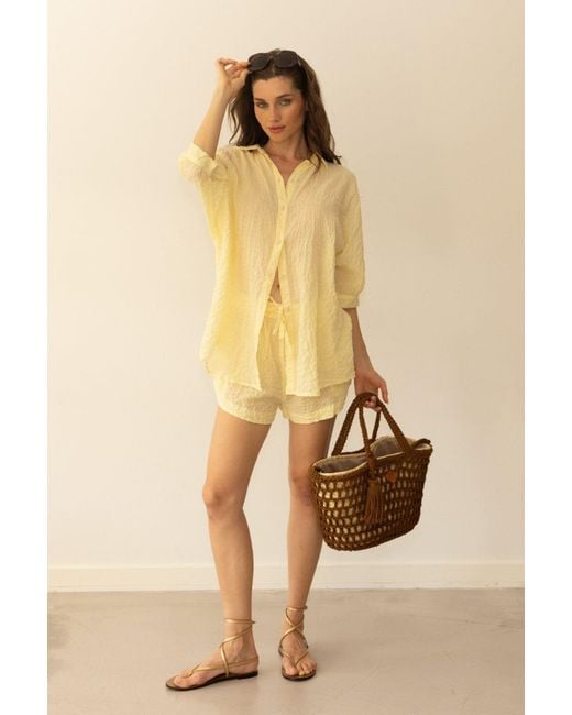 Muche Et Muchette Yellow Nila Short